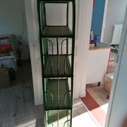 Étagère bambou /rotin verte