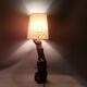 Portuguese handmade vine wood table lamp