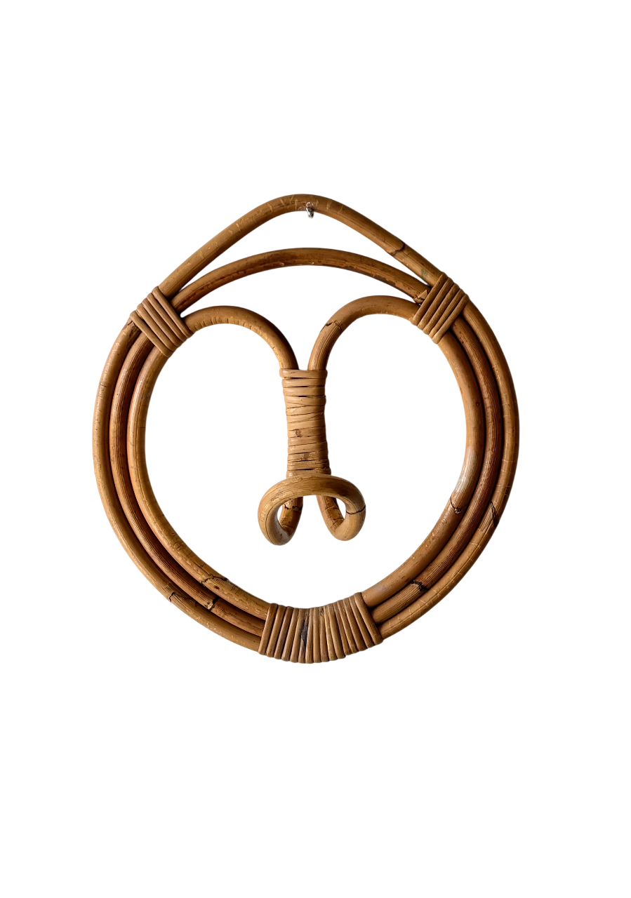 Franco Albini rattan coat rack 1960