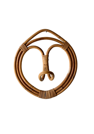 Porte manteau en rotin - franco