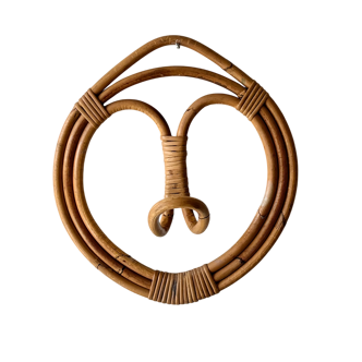 Franco Albini rattan coat rack 1960