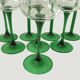Set de 8 verres à vin d’Alsace