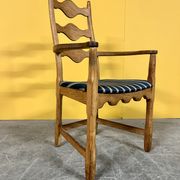 Danish vintage oak armchair 1960s