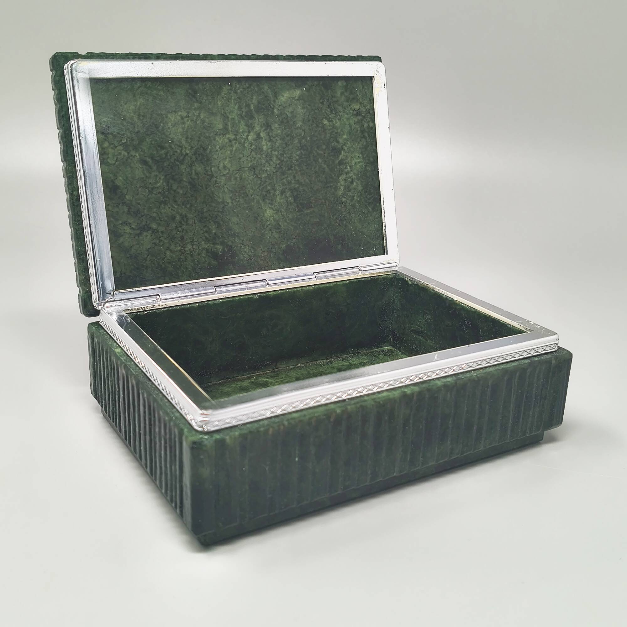 1960s Alabaster Green Smoking Set by Romano Bianchi, Handmade