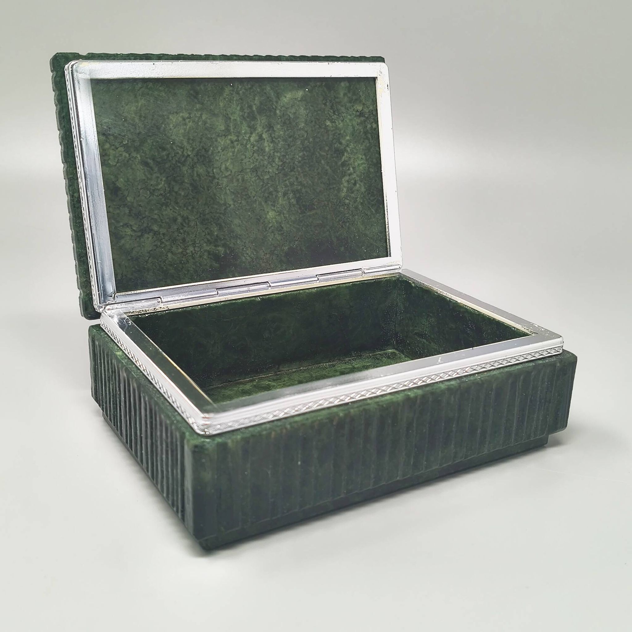 1960s Alabaster Green Smoking Set by Romano Bianchi, Handmade