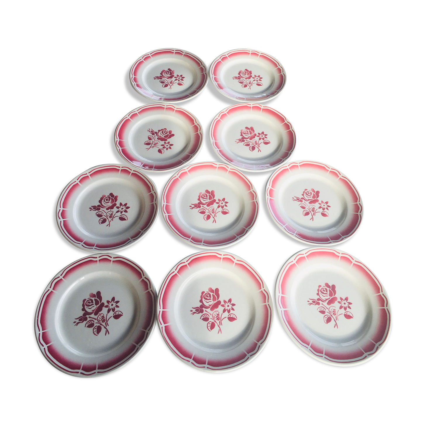 Dessert plates Badonviller