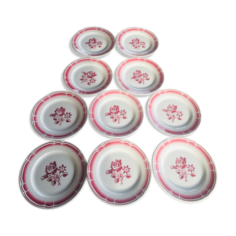 Dessert plates Badonviller