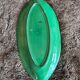 Green fish service Sarreguemines 1950s in new condition.