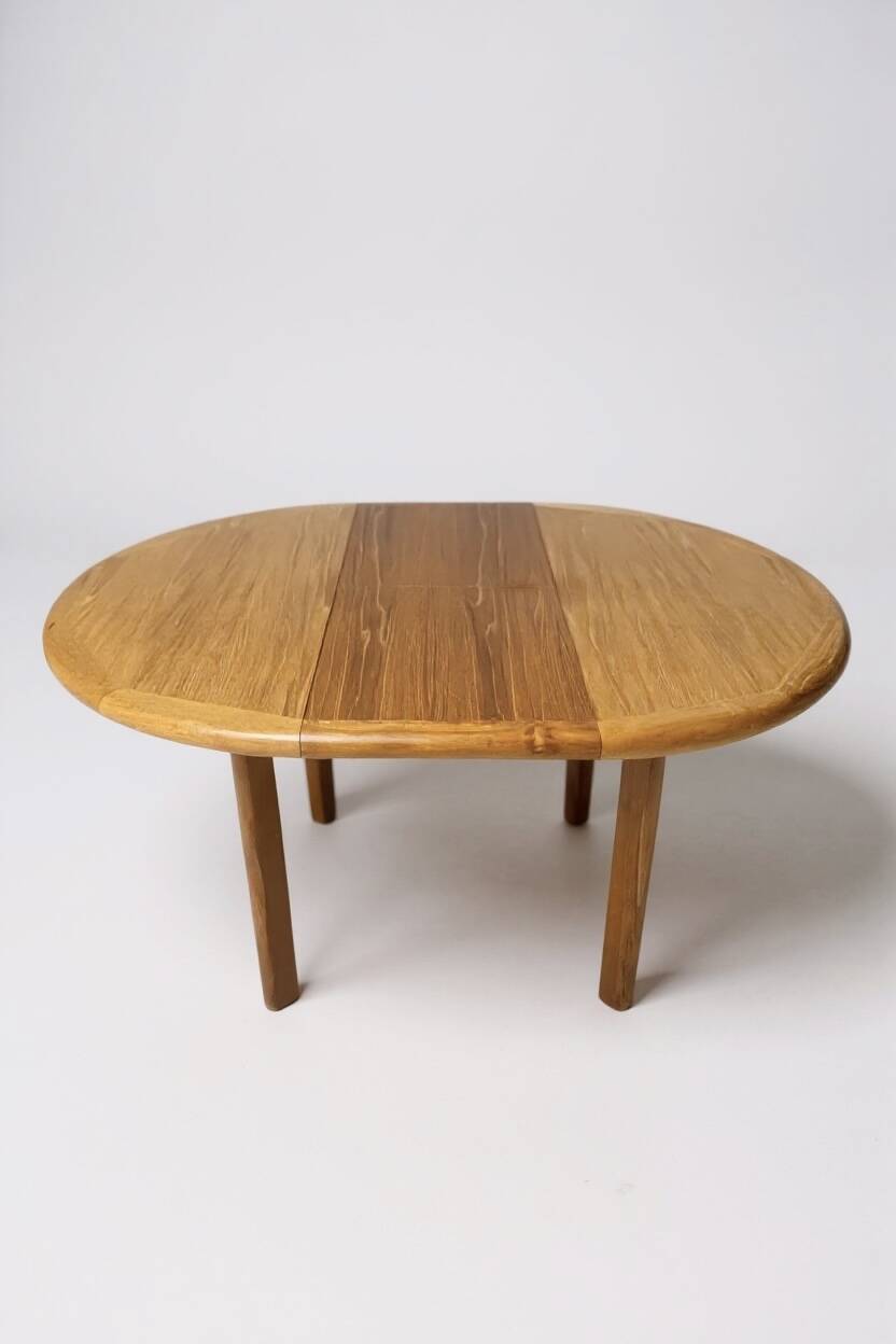 Table ronde extensible vintage Pierre Seltz