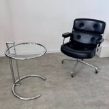Old Eileen Gray Adjustable Table E1027, United Workshops 80s vintage from Vereinigte Werkstätten Collection