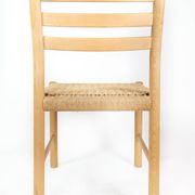 A set of four Kurt Østervig oak dining chairs for K.P. Møbler