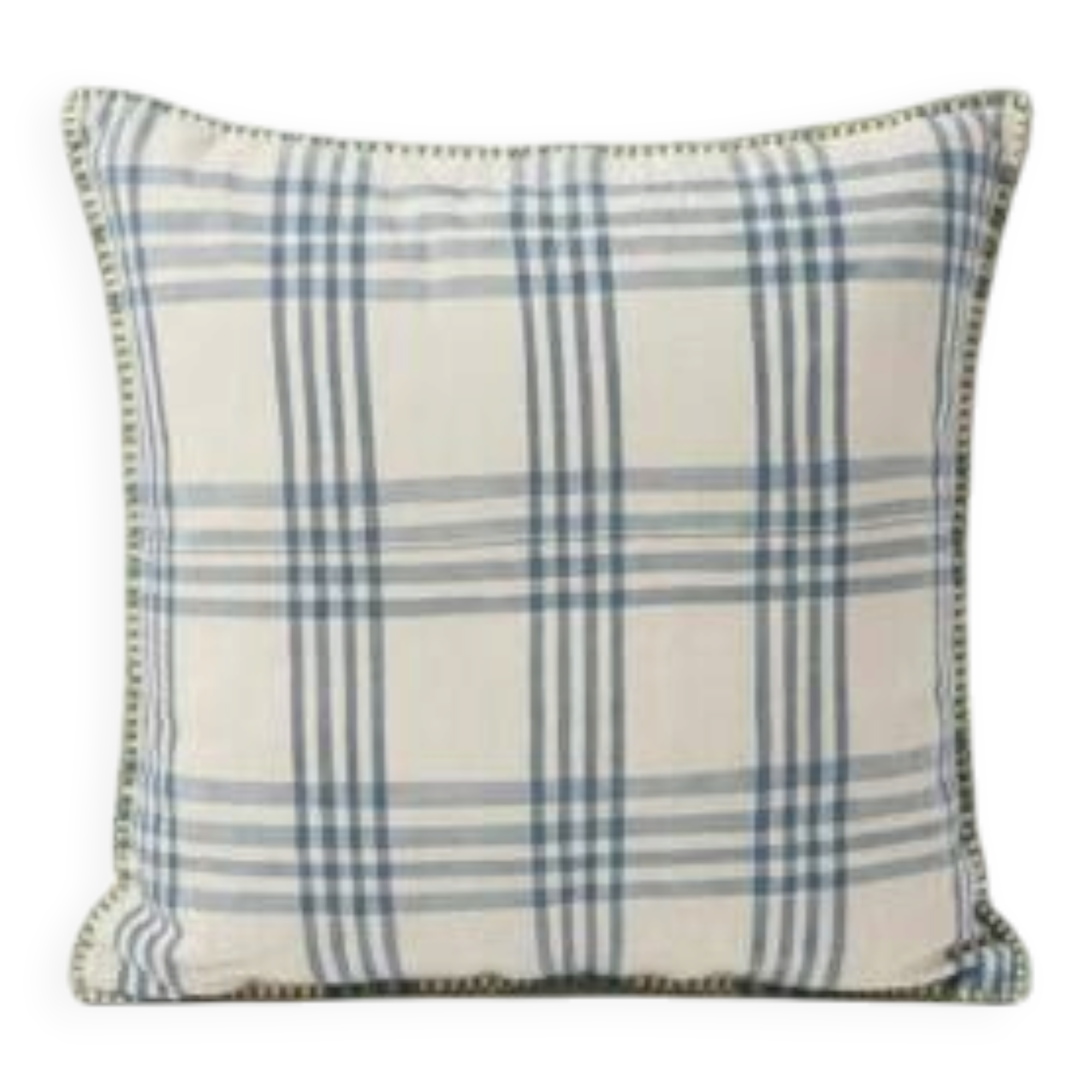 Linen plaid cushion cover - 50cmx50cm - Inner cushion not included.