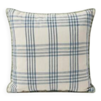 Linen plaid cushion cover - 50cmx50cm - Inner cushion not included.