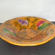 Coupe à fruits en barbotine de Sarreguemines