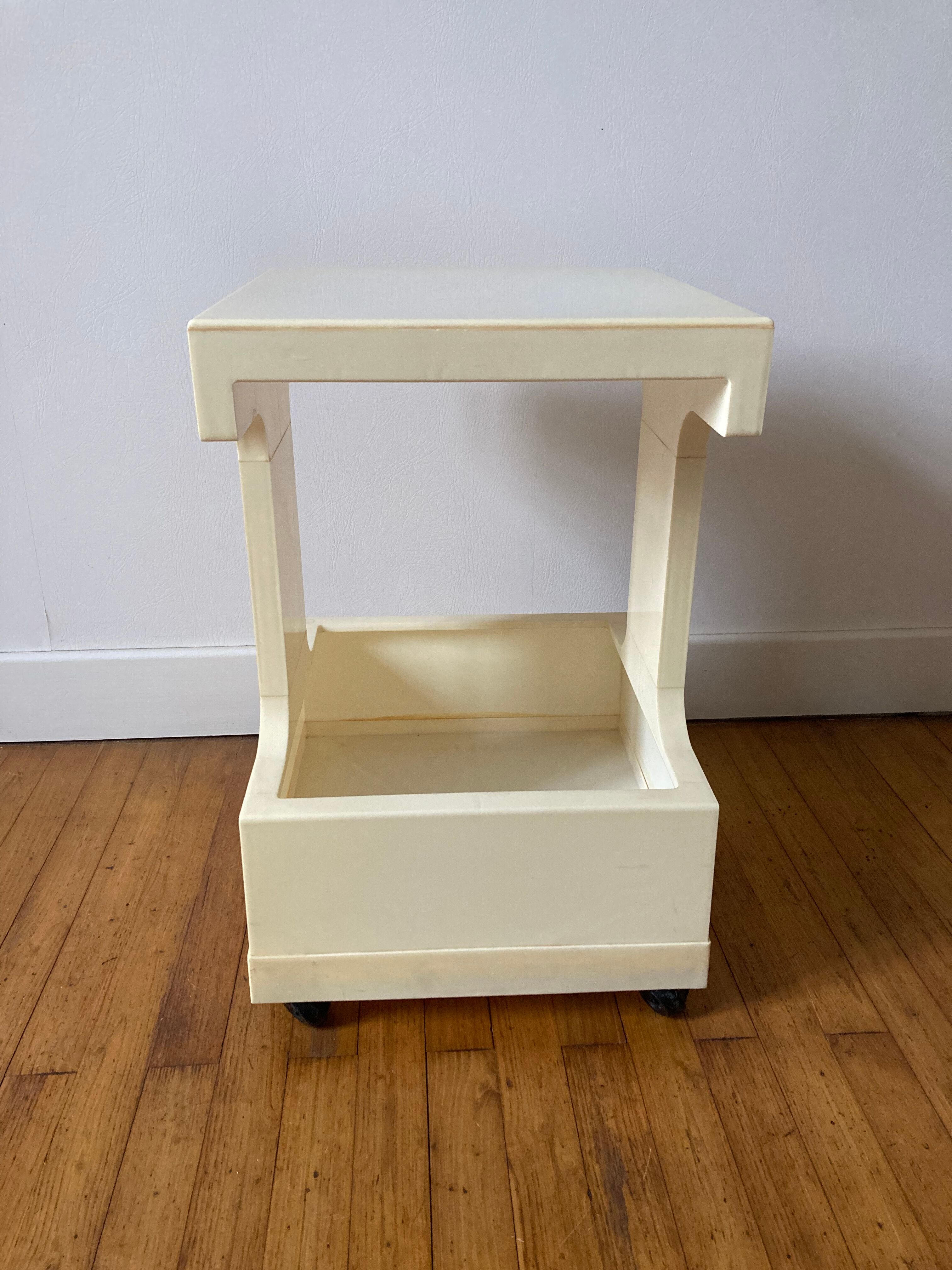 Vintage rolling table