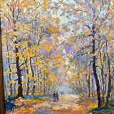 Autumn landscape signed and dated