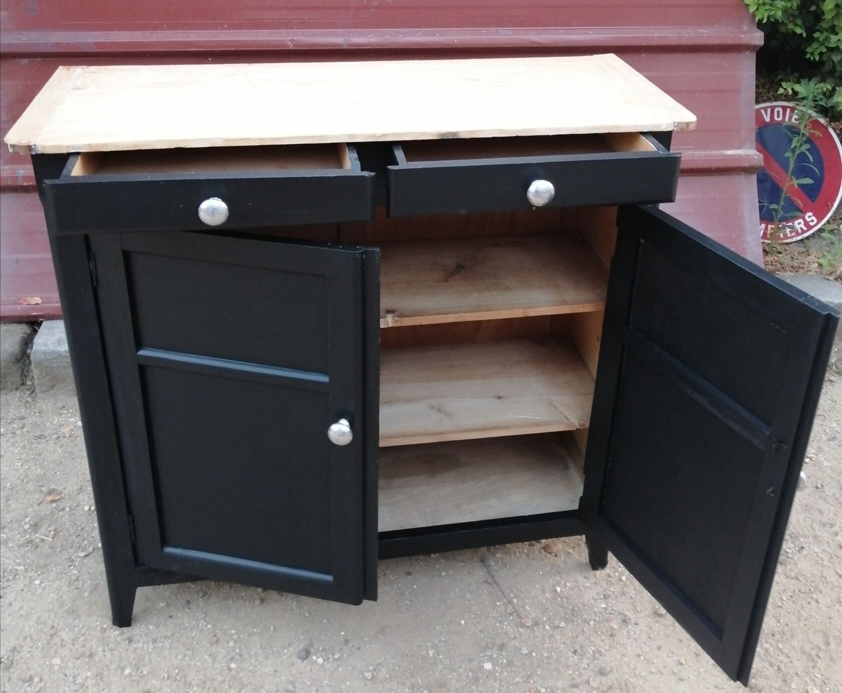 Wooden Parisian buffet