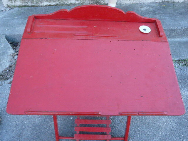 Folding vintage children's desk
