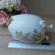 Old Tripod Egg Vase Genuine Limoges Porcelain, Large Limoges Egg