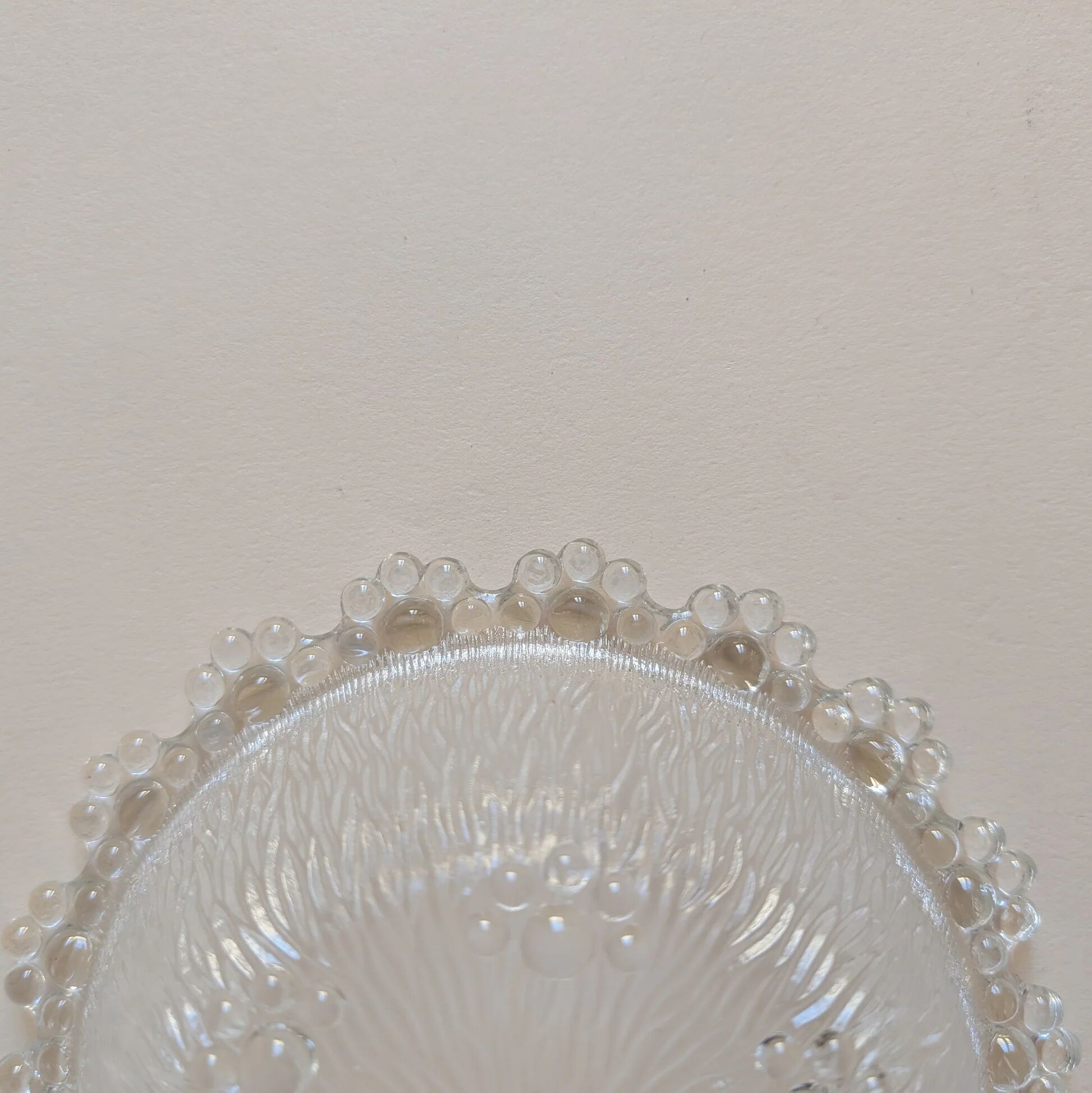 Set of 5 glass bowls
