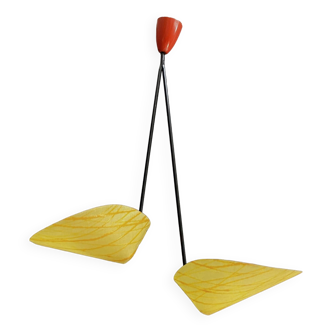 Josef Hurka pendant lamp model 1210 for Napako 1960s