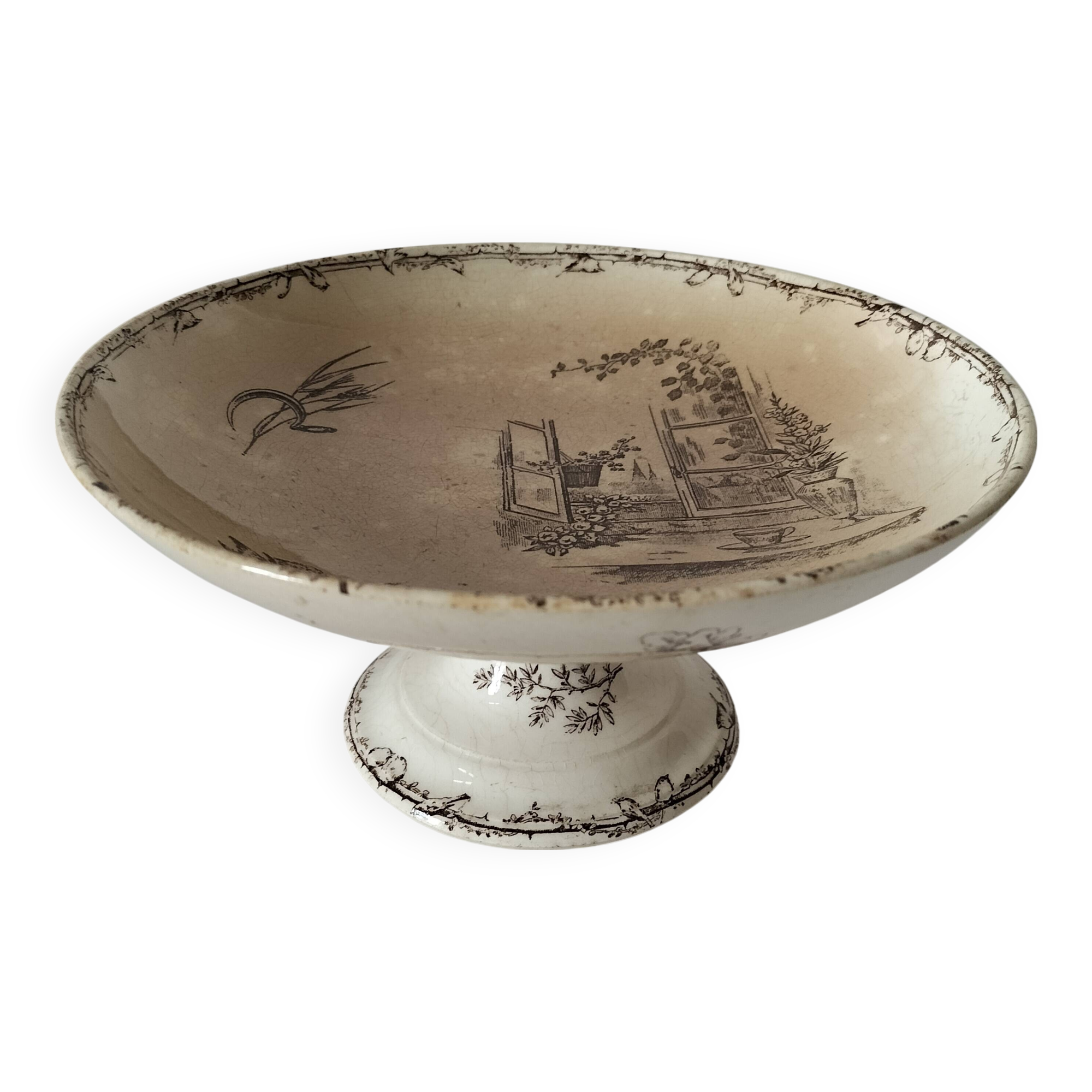 Plate on pedestal HB & Cie