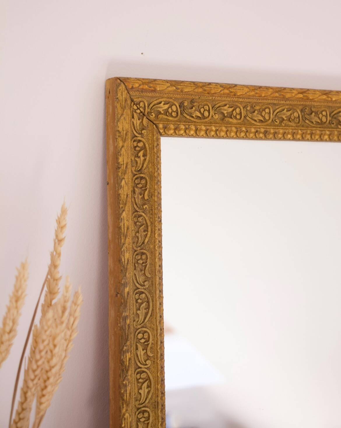 Miroir doré vintage