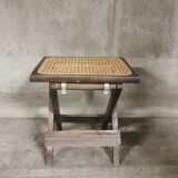 Rattan folding table