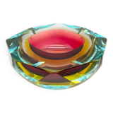 Cendrier « Rainbow Sommerso » / Murano, 1960s
