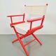 Vintage German Folding Wooden Directors Chair, 1960s