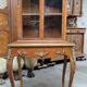 Louis XV bonheur du jour in rosewood marquetry decorated with bronze.
