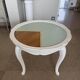Renovated vintage side table in wood - Bold Elegance Collection