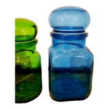 Glass pharmacy jar bottles