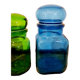 Glass pharmacy jar bottles