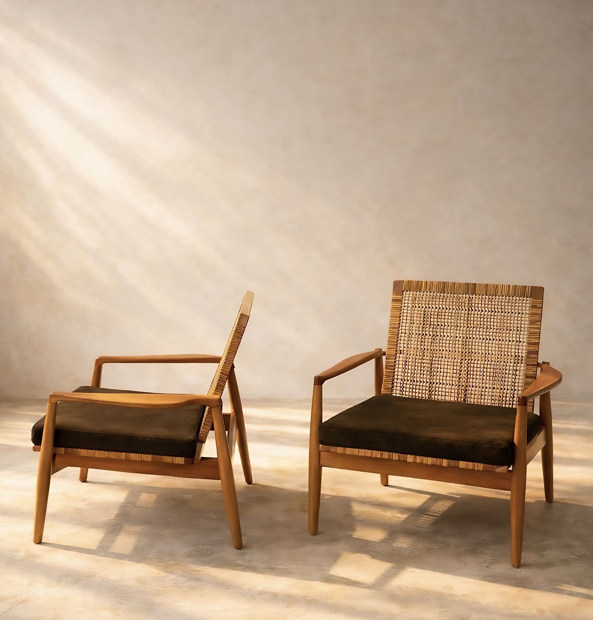 Pair of armchairs model SW 96 by Finn Juhl