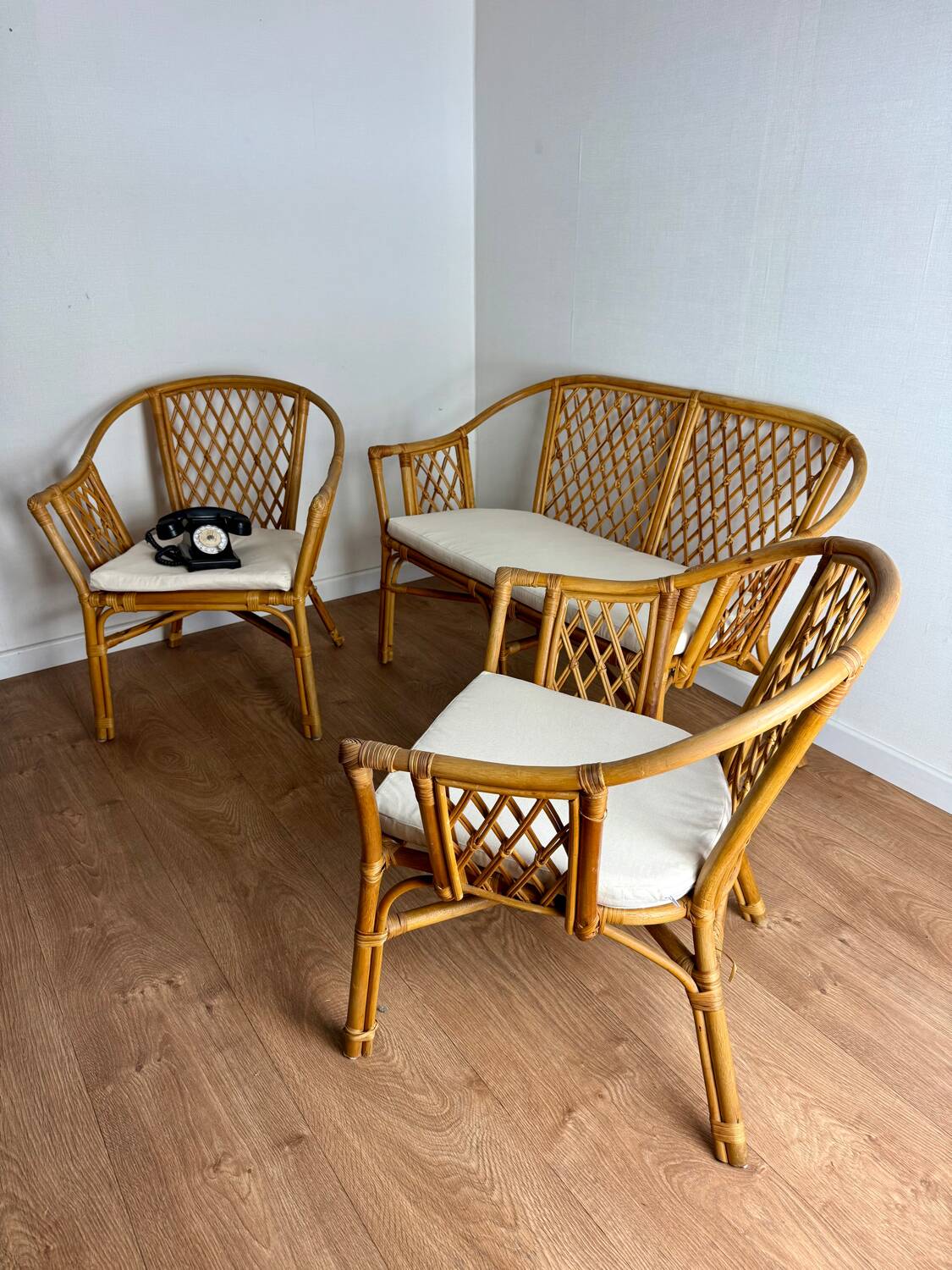 Rattan garden furniture