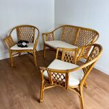 Rattan garden furniture