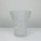 Vase "pansies" by Josef Inwald, molded pressed glass, art deco
