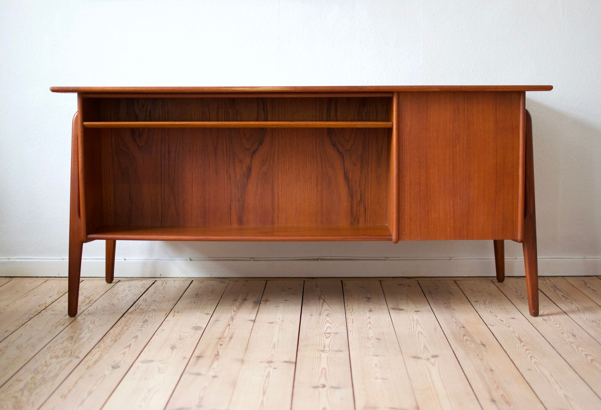 Danish executive teak desk, Svend Aage Madsen, 1960s