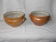 Set of 2 stoneware salad bowls