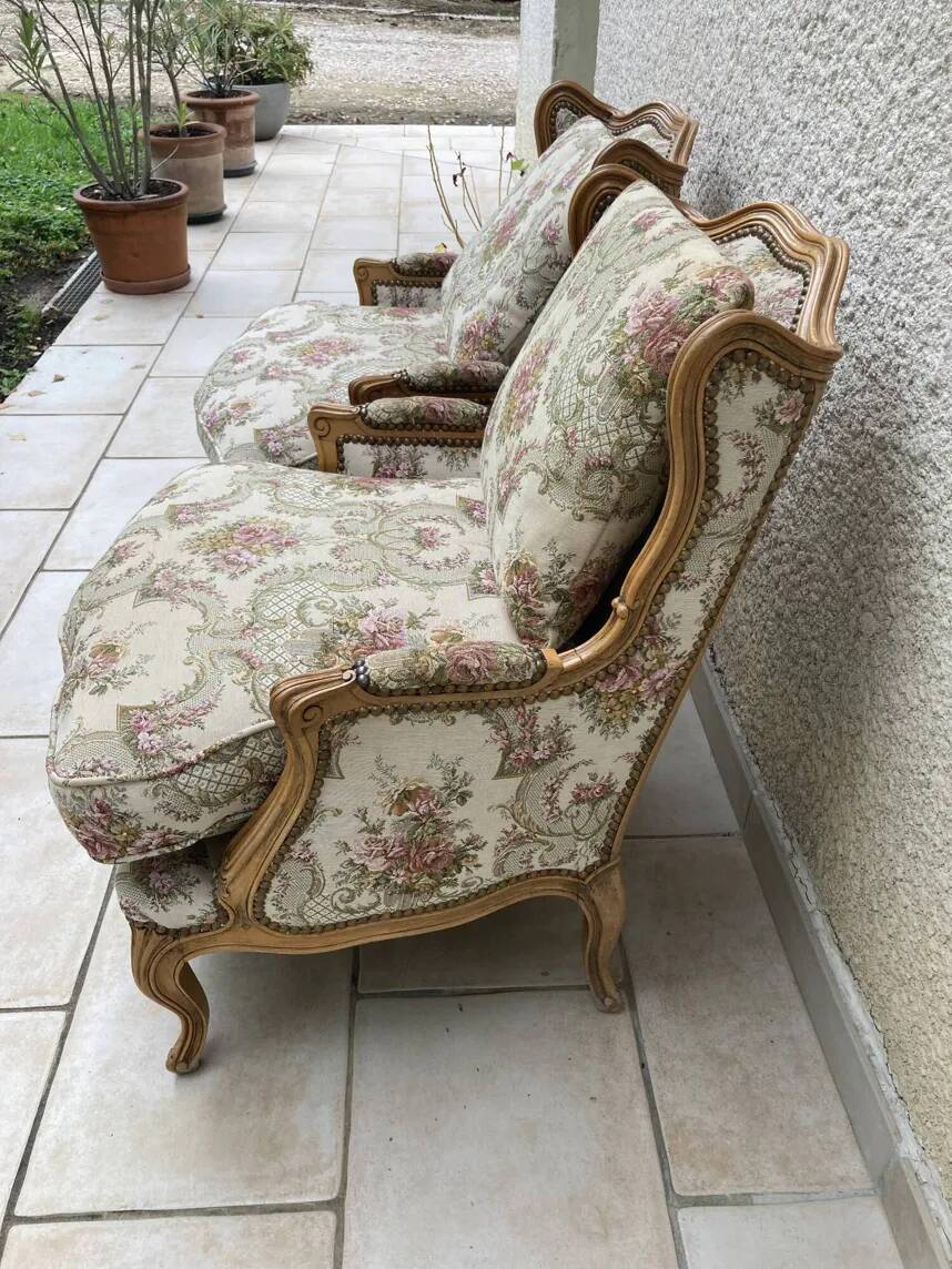 Pair of Louis XV armchairs