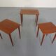Danish Teak Nesting Tables, 1960s, Set of 3