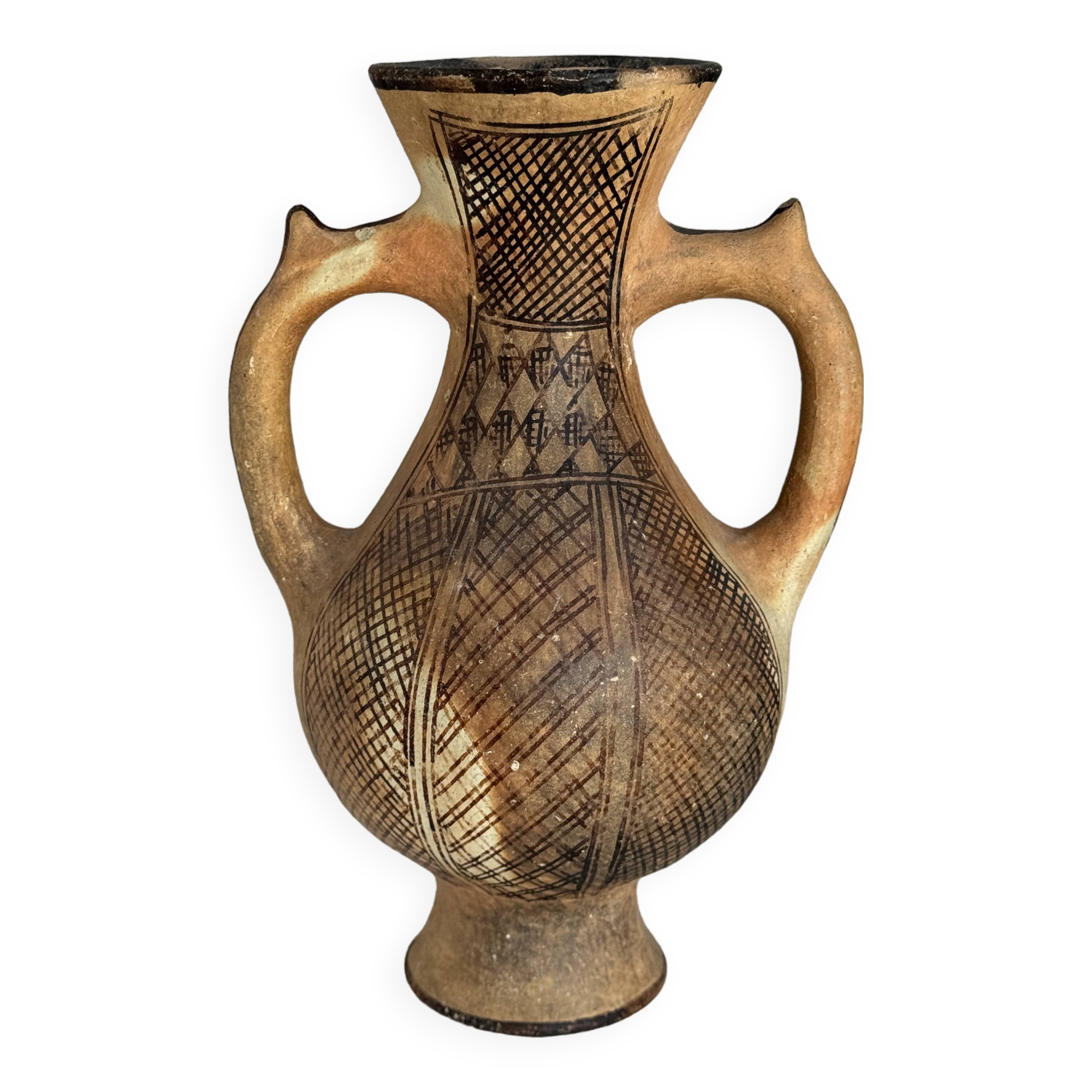 Decorative vase in the shape of an antique style amphora H27