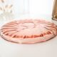 Vintage pink glass dish ART DECO style 1950