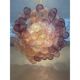Contemporary "Clouds" of Pink and Ametista “Ballotton” Spheres in Murano