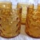 Série de 6 verres vintage "ananas"
