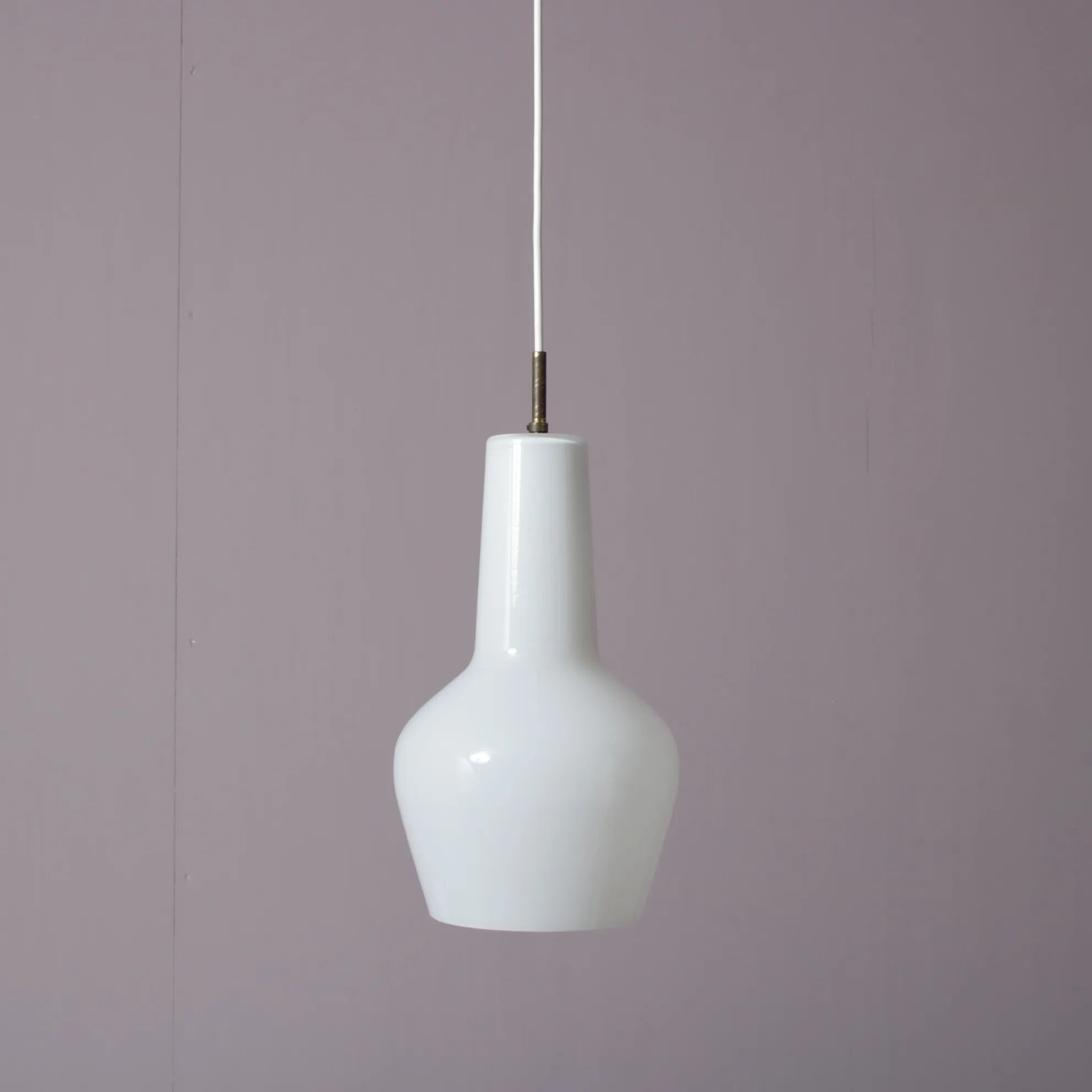 1950s Massimo Vignelli hanging lamp for Venini, Italy