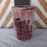 Vase original terre émaillée