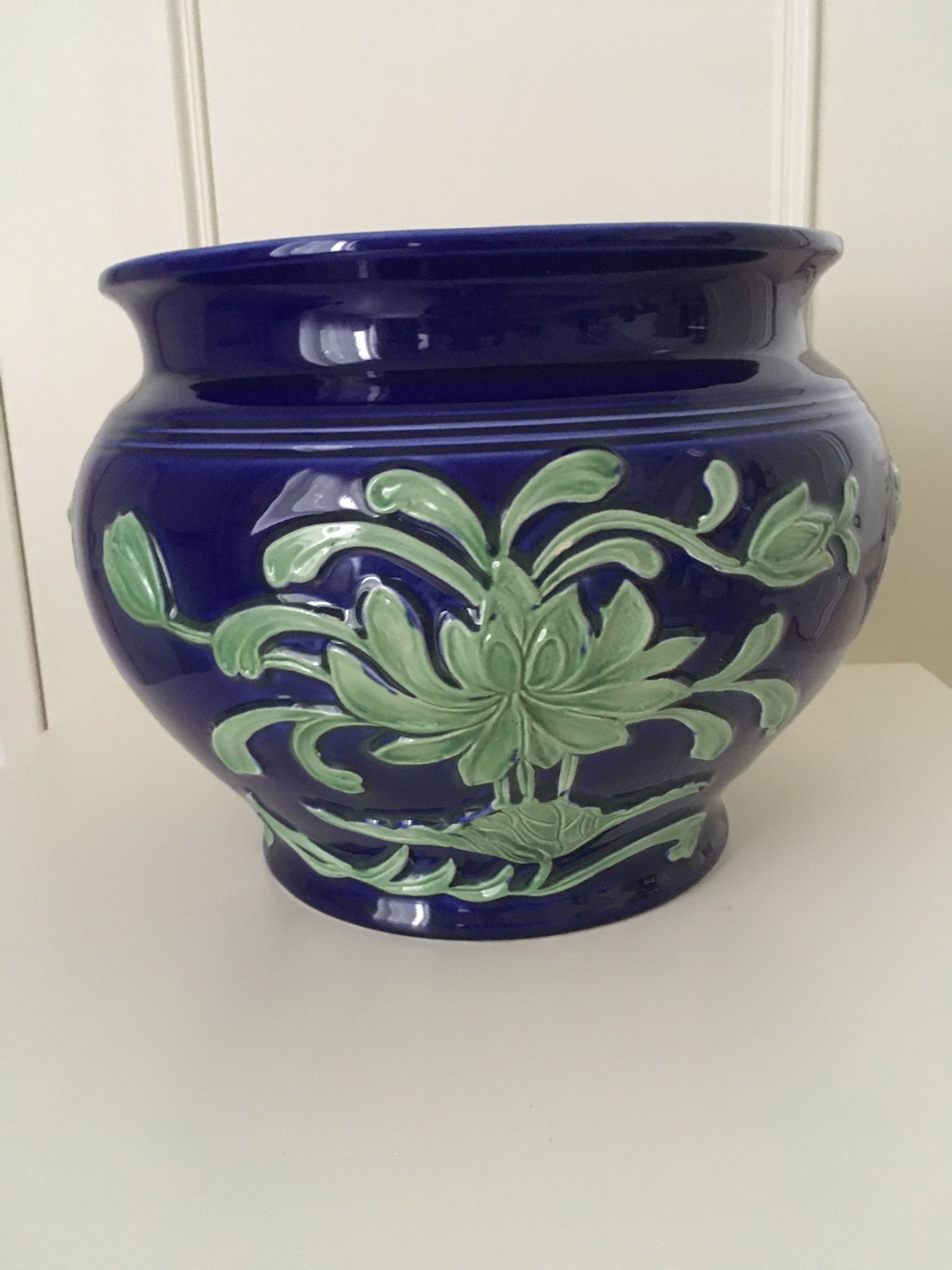 Pot de fleurs anglais vintage.