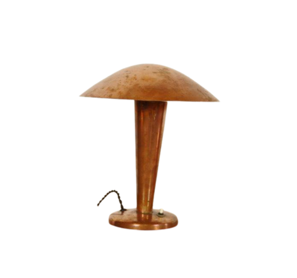 Vintage copper lamp